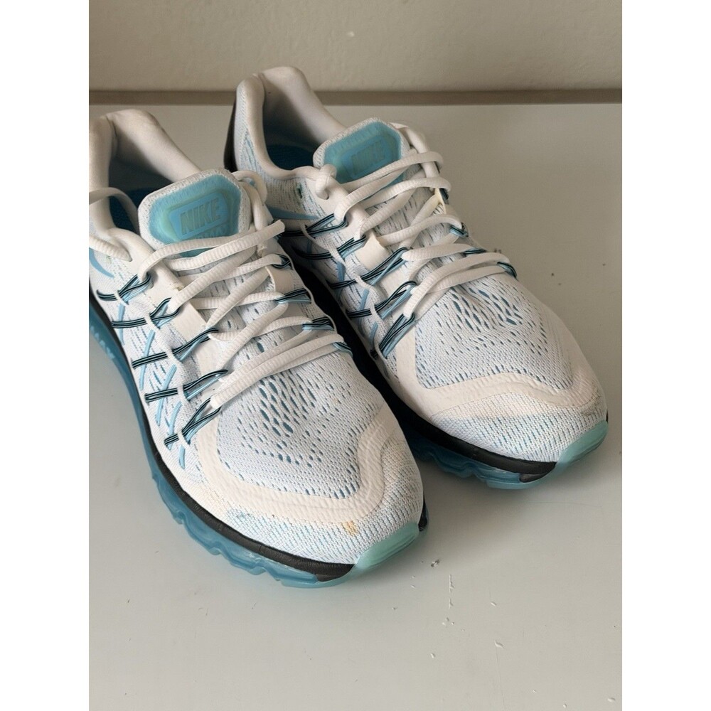 Nike Air Max 2015 White Clearwater Women's Size 9 Running Shoes 698903-104 Blue - Picture 2 of 10